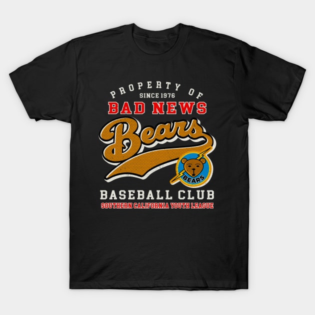 Property of Bad News Bears Baseball Club Dks T-Shirt by Alema Art